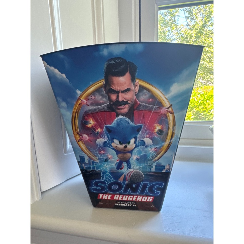 Sonic the Hedgehog Movie Promo Popcorn Bucket Commemorative Square
